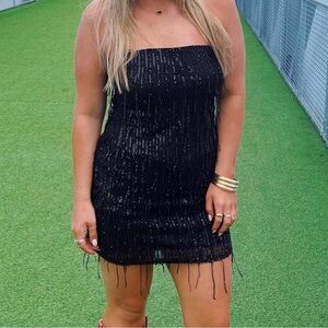 Black sparkly dress